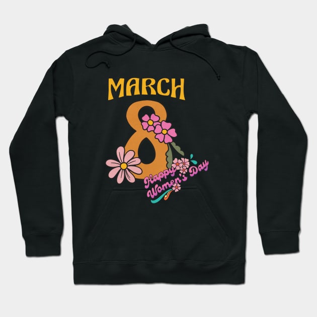 8th march happy women day Hoodie by Kittoable